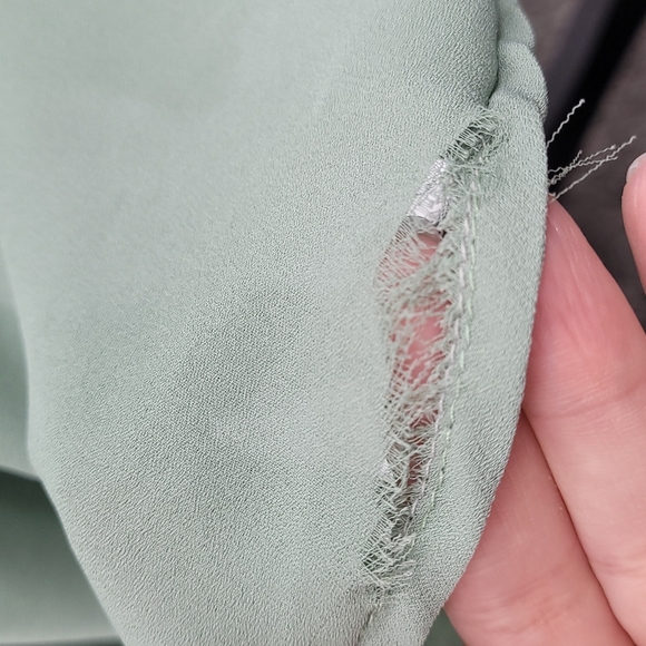 {Baltic Born} Dress off shoulder sage lace - Picture 8 of 8